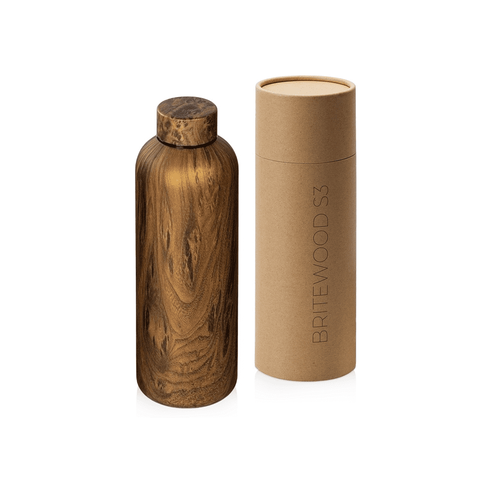 Вакуумная термобутылка «Britewood S3», 500 мл, крафтовый тубус - 3