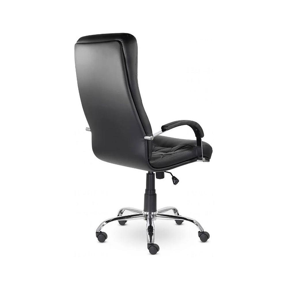 Кресло для руководителя Верона К-10 В хром "Z-11", кожзам, металл, черный - 4