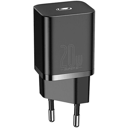Сетевое зарядное устройство Baseus "CCSUP-B01", Super SiQuick, Charger Type-C, 20W, Black