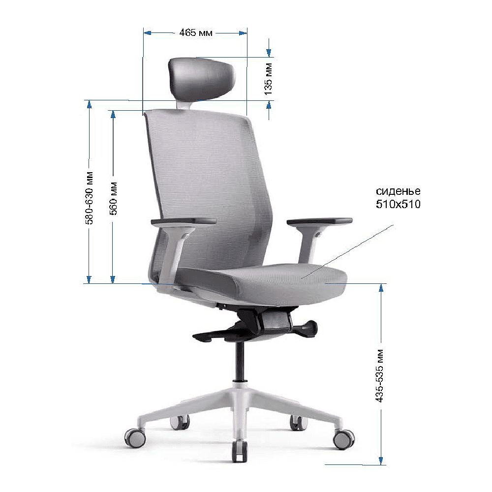 Кресло для руководителя Bestuhl "J1", сетка, ткань, пластик, зеленый  - 6