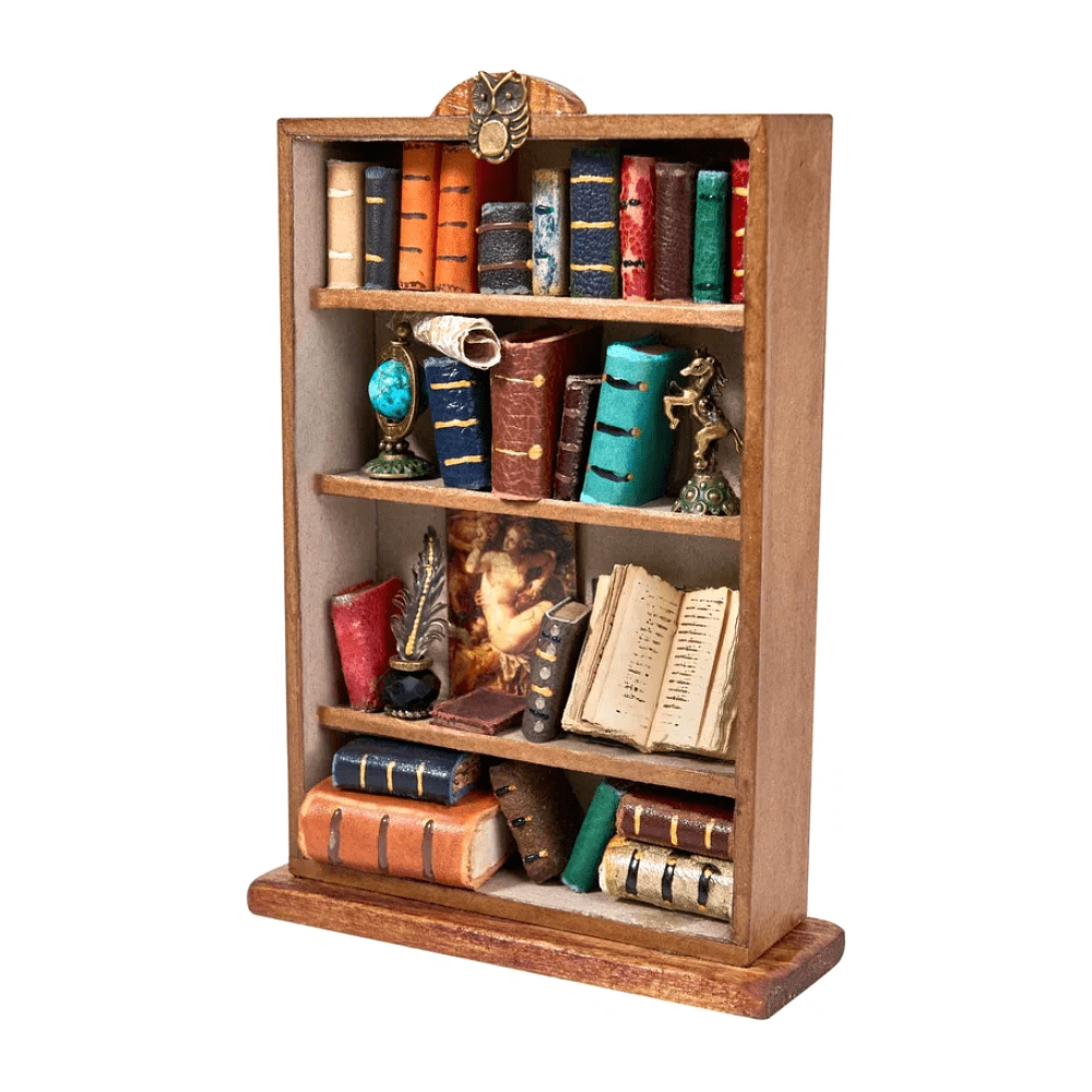 Интерьерная миниатюра "Шкаф с книгами", 17х9х3 мм, ассорти - 2