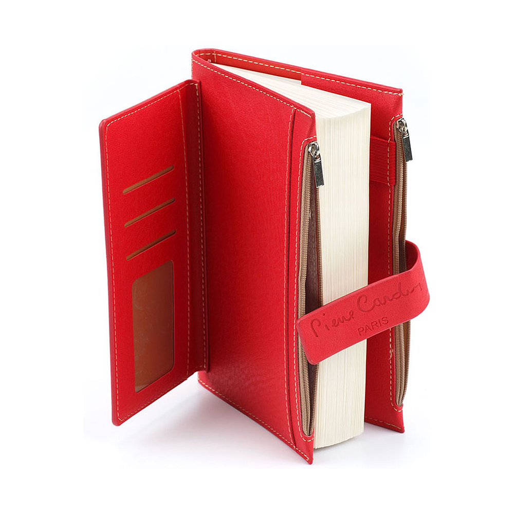 Книга записная "Pierre Cardin", А5, 256 листов, линованный, красный - 3