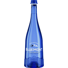 Вода минеральная питьевая "Blue Mont", газированная, 0.7 л, стеклянная бутылка