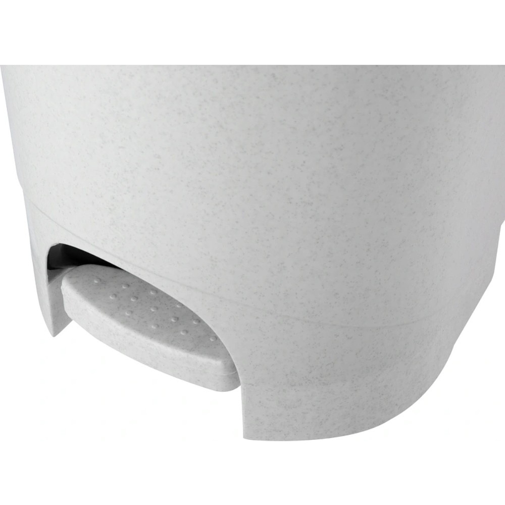 Урна для мусора IDEA 19л, пластик, с педалью, мрамор - 5