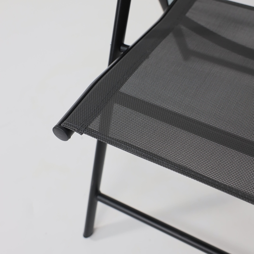 Кресло садовое AksHome CATANIA, ткань, серый, черный - 10