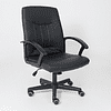 Компьютерное кресло "POLO", экокожа, пластик, черный - 3