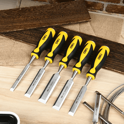 Стамеска "Deli" 9 мм, желтый - 4