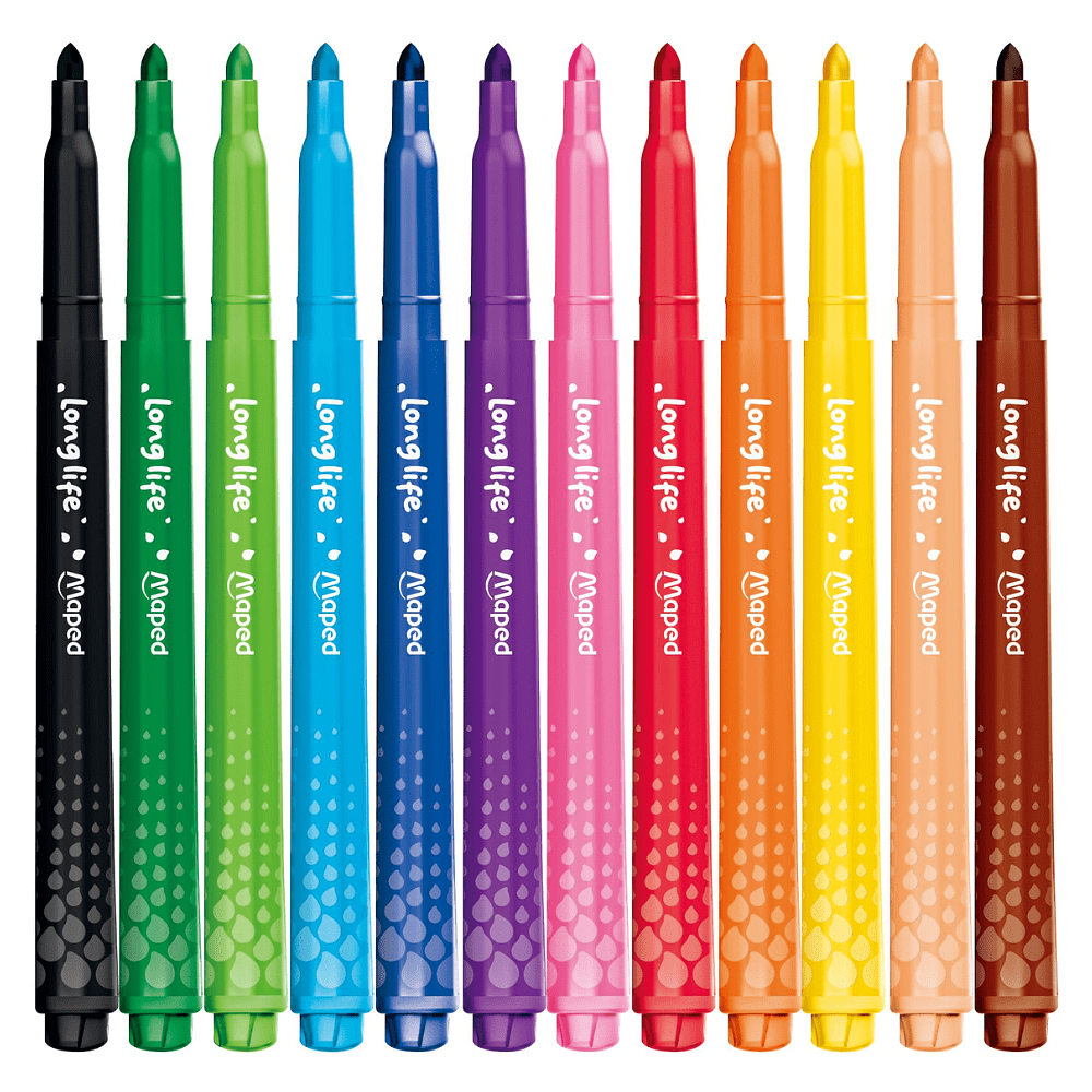 Фломастеры "Color Peps Long Life", 12 шт - 2