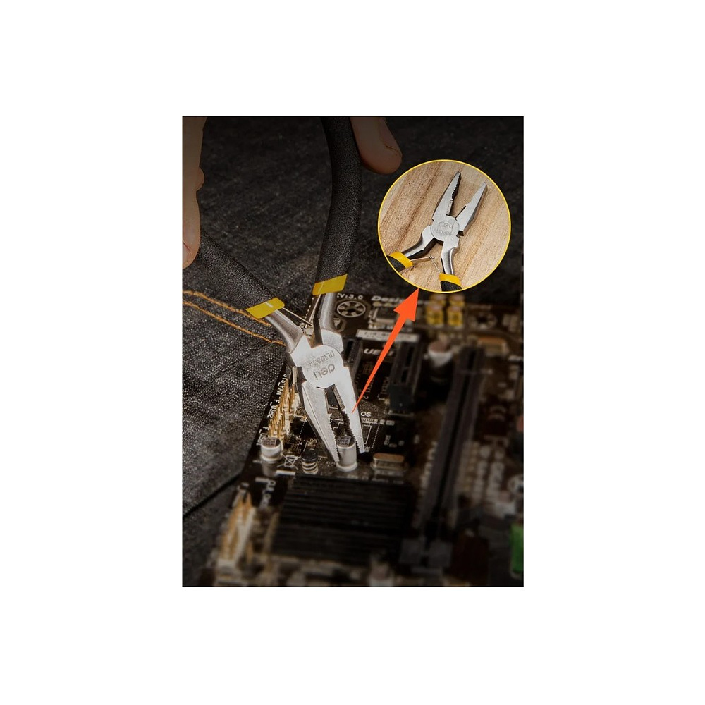 Набор мини-плоскогубцев Deli YS EDL103205-3, 3 шт - 18