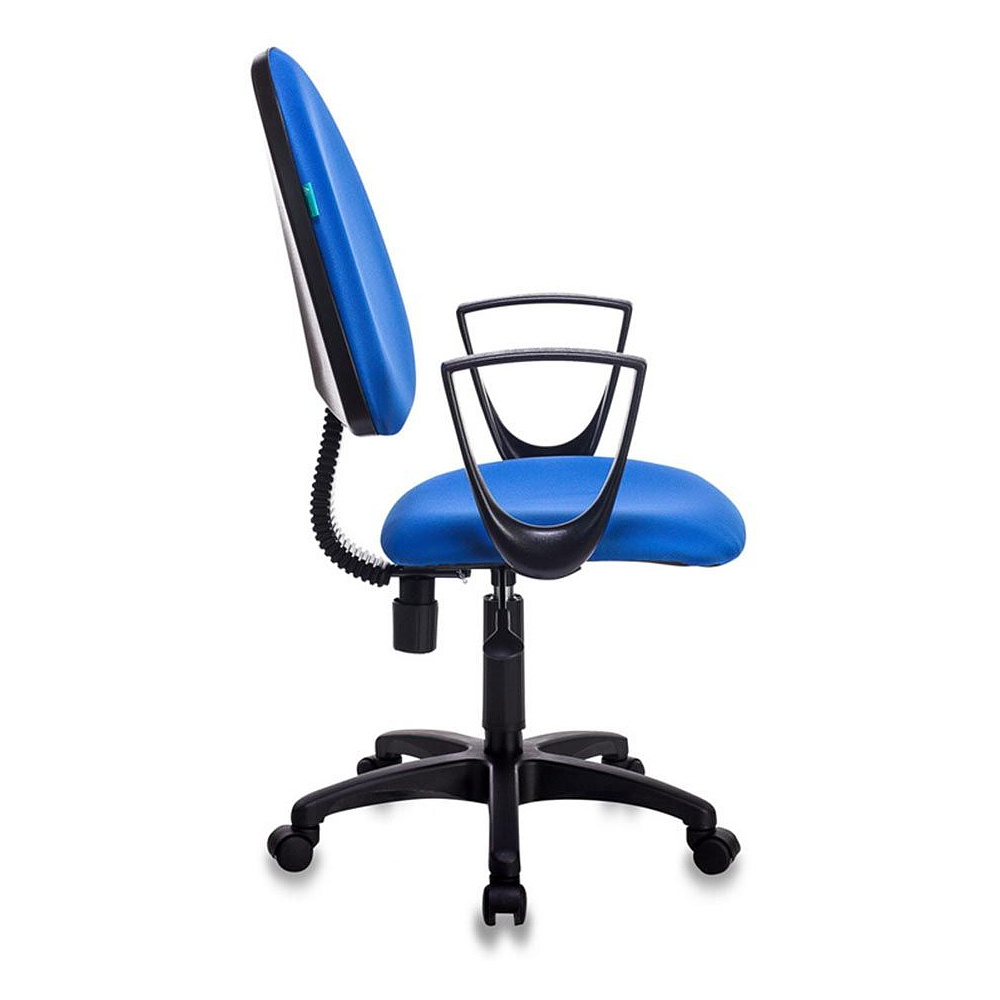 Кресло для персонала "Бюрократ CH-1300N/BLUE Престиж+", пластик, ткань, синий - 3