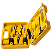 Набор инструмента Deli YS EDL1008J, 8 предметов, кейс, желтый - 3