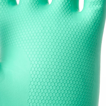 Перчатки латексные HQ Profiline, р-р L, с х/б покрытием, зеленый - 5