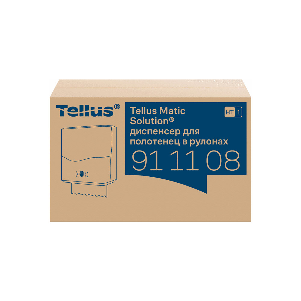 Диспенсер сенсорный Tellus Matic, для полотенец в рулонах, черный, HТ1 - 3