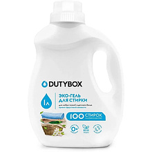 Средство для стирки Dutybox, 1 л, экологичное, гель-концентрат, фруктовая свежесть