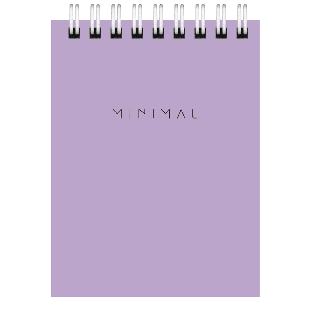 Блокнот "Minimal Pastel", А7, 40 листов, клетка, ассорти - 3