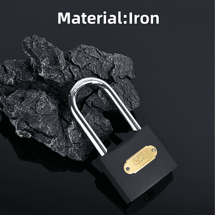 Замок навесной Deli EDLEDL508406 60 мм, автомат, 3 ключа, защита от влаги - 2