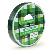 Лента клейкая двусторонняя на вспененной основе 25мм х 10м Klebebander TFK007T