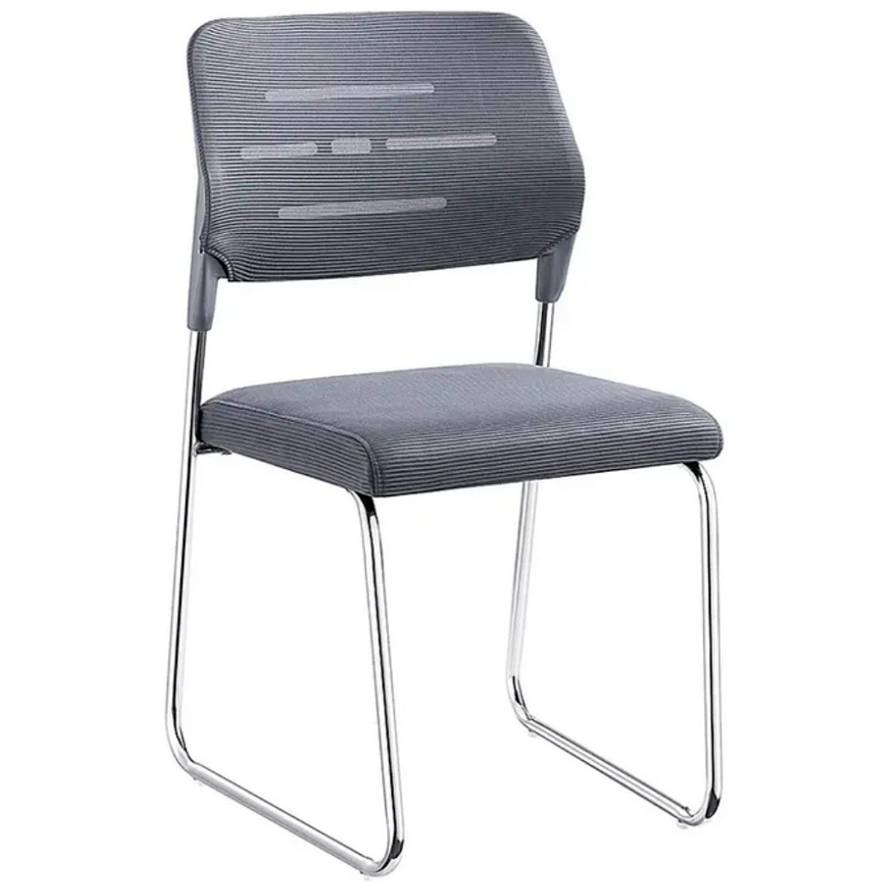 Кресло для посетителей SitUp SKY Chrome сетка, серый