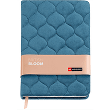 Блокнот Miquelrius  "Engraved Br. Bloom", А5, 80 листов, в точку, синий