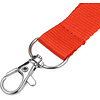 Тесьма с карабином для бейджа "839121", красный - 2