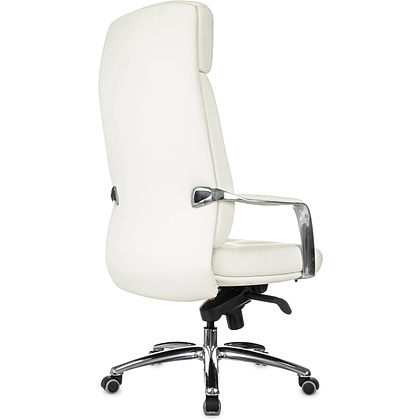 Кресло для руководителя Бюрократ DAO, кожа, белый - 5