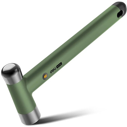 Молоток Deli HS EHT7008L, 0,25 кг, Soft Touch, зеленый