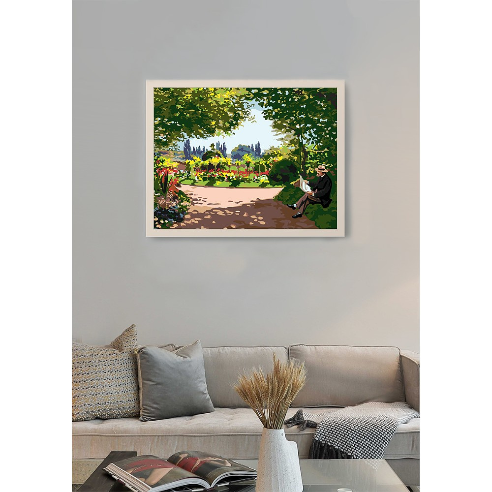 Картина по номерам "Клод Моне. Сад имени Баумана" - 2