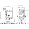 Кресло для руководителя SitZone CH-531A, ткань, пластик, черный, -30% - 5