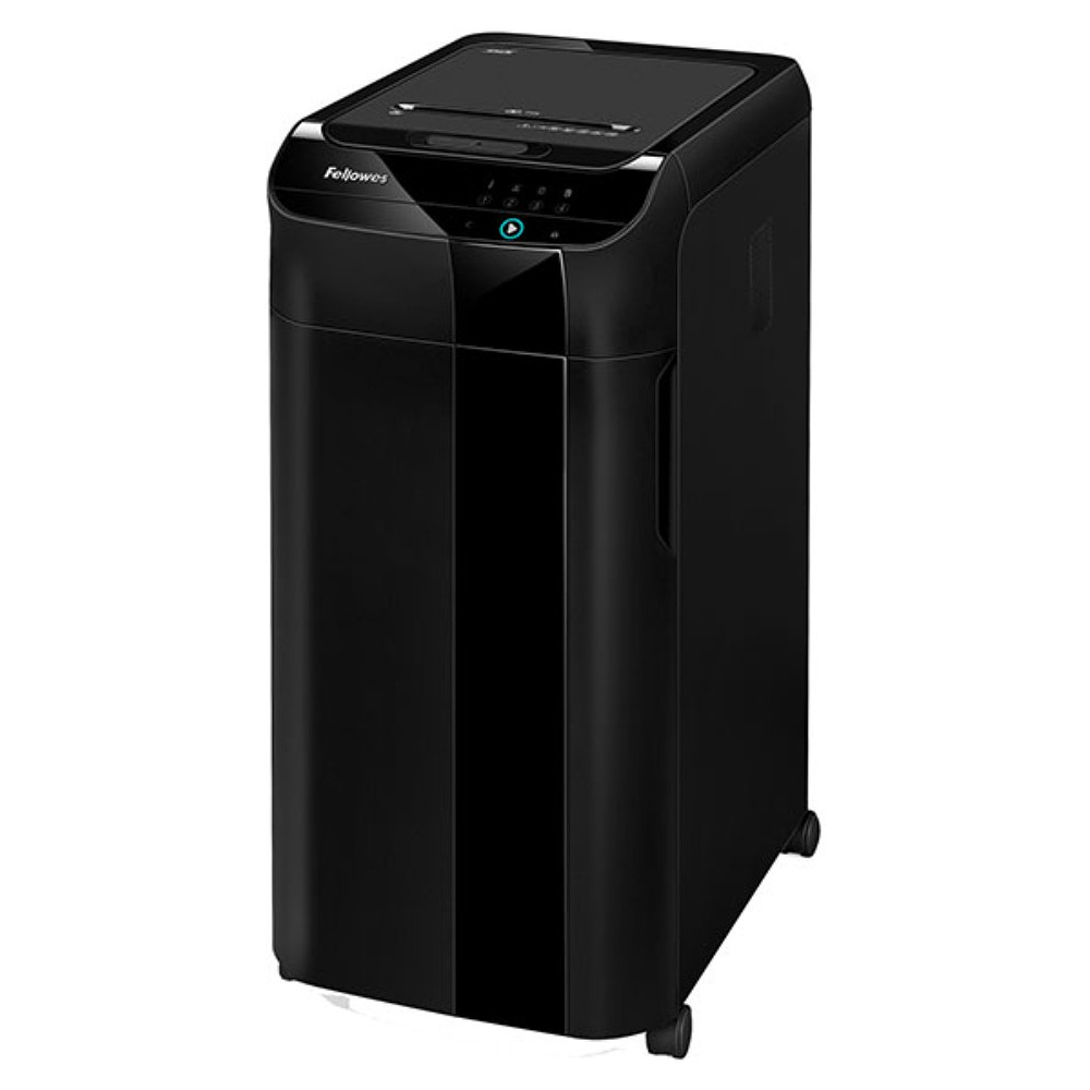 Уничтожитель Fellowes AutoMax 350C, автоподача, DIN P-4, 4х38мм, 350 листов, 68 литров, Smart Lock  - 2