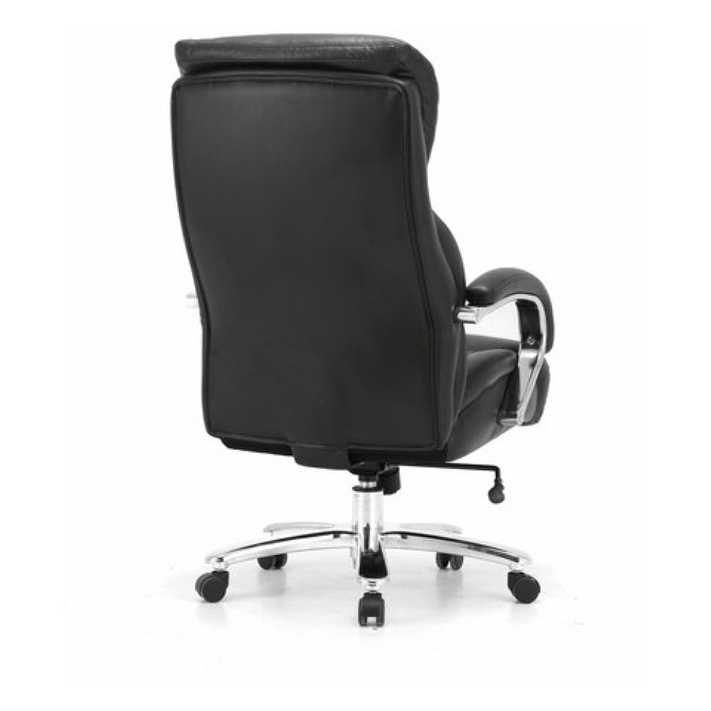 Кресло для руководителя BRABIX "Premium Blocks Pride HD-100", натуральная кожа, металл, черный - 5