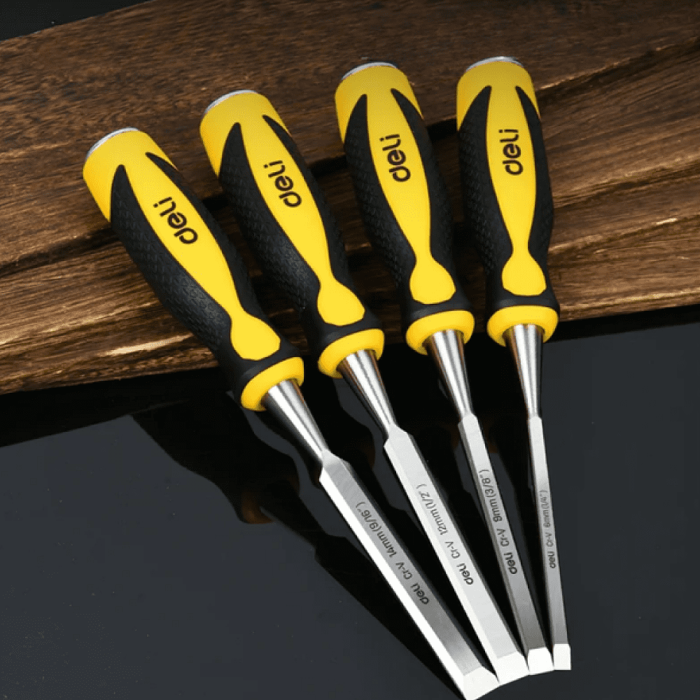 Стамеска "Deli" 9 мм, желтый - 5