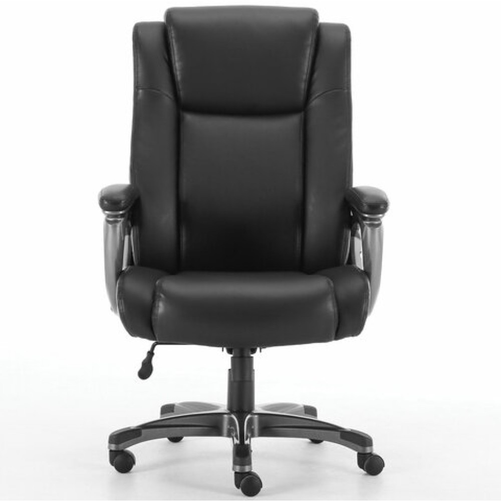 Кресло для руководителя BRABIX "Premium Solid HD-005", экокожа, пластик, черный - 3