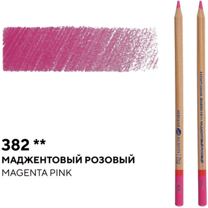 Карандаш цветной "Мастер-класс", 382, маджентовый розовый - 2