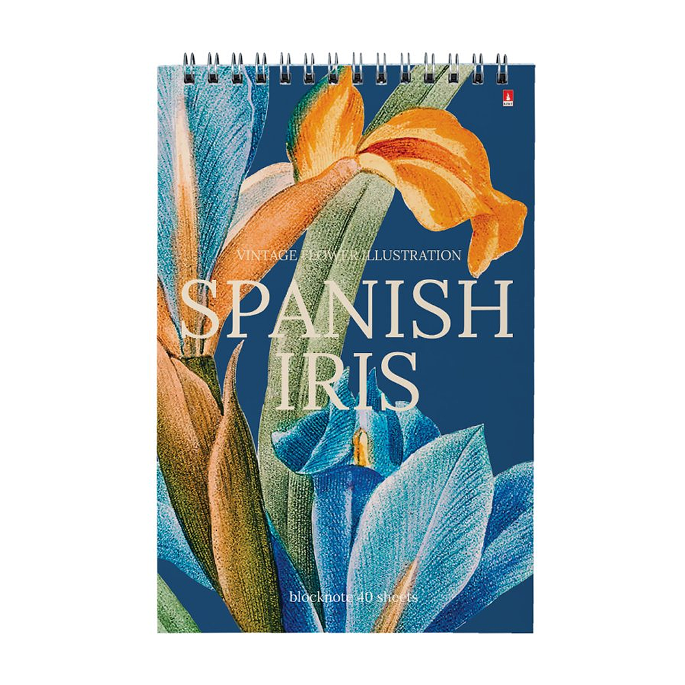 Блокнот "Цветы. Паттерн", A5, 40 листов, в клетку, ассорти - 3