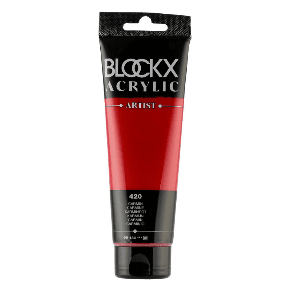 Краски акриловые "Blockx", 420 кармин, 120 мл