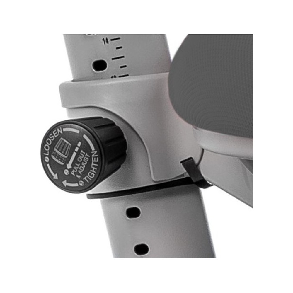 Кресло детское Comf-Pro Match Chair, ткань, серый, пластик, корпус черный, серый, с чехлом салатовым - 6