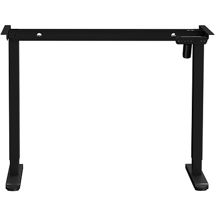Стол с электроприводом WellDesk Basic 1200x675х18 черный/белый альпийский (9191456+9197776) - 3
