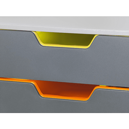 Блок из 5 лотков закрытый "Varicolor", 292x280x356 мм, 5 лотков - 3