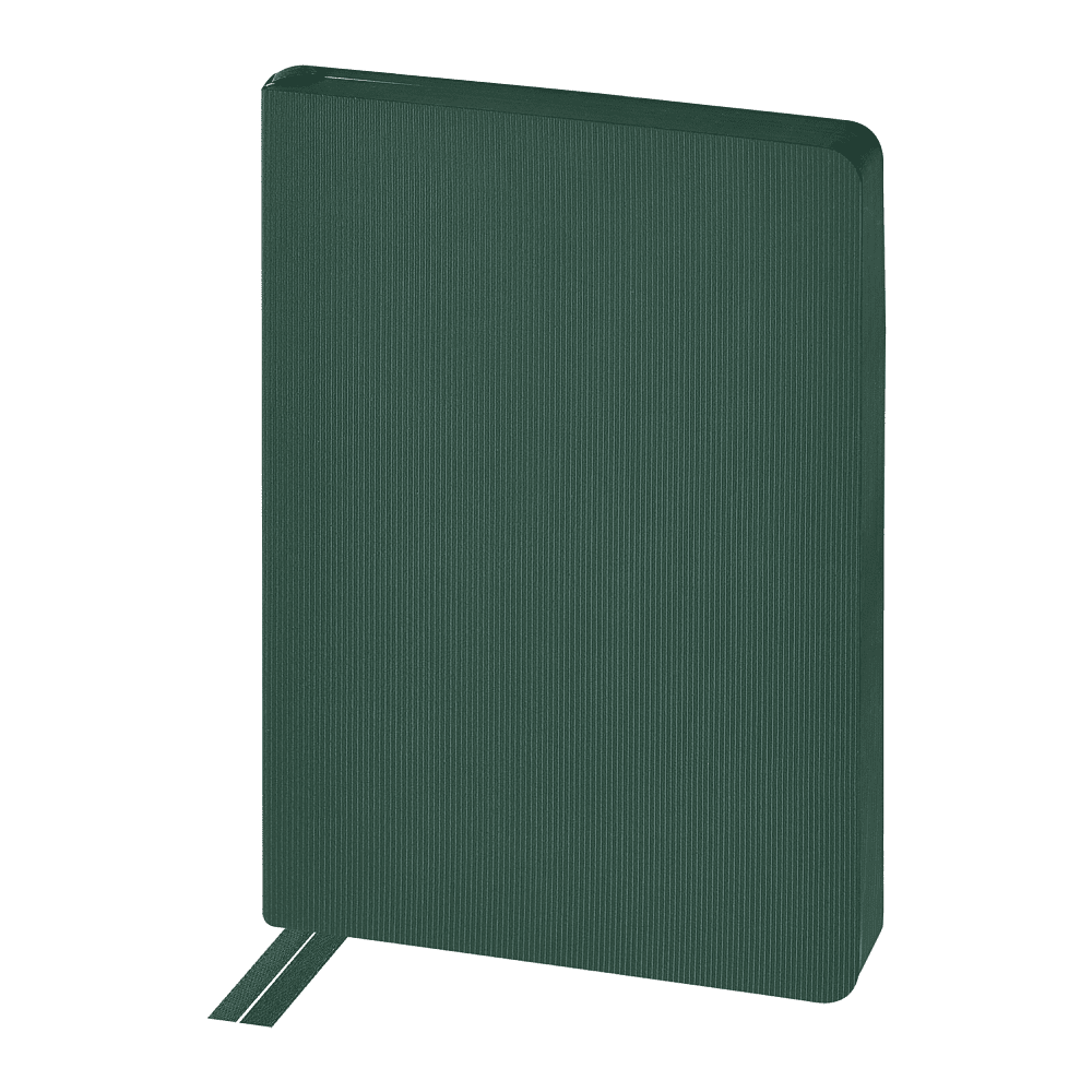 Ежедневник недатированный «Megapolis Slim flex», А5, 256 страниц, зеленый, срез зеленый - 2