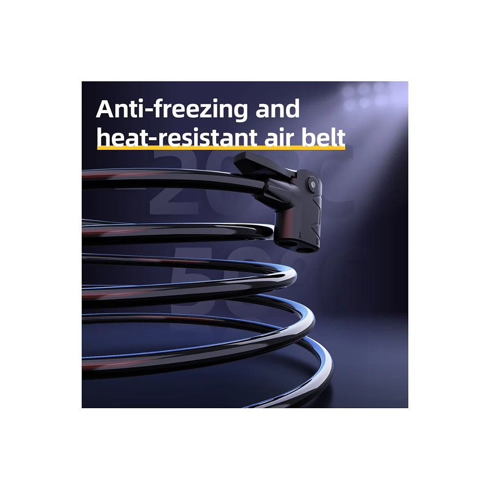 Насос велосипедный ножной Deli YS EDL880002, 5.5bar/80psi - 3