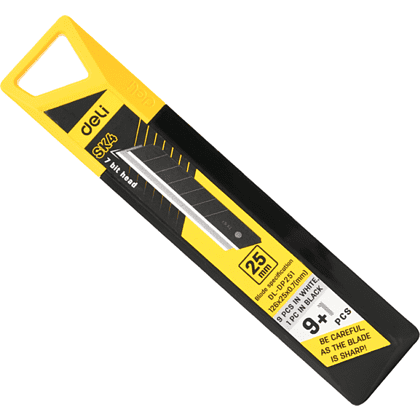 Лезвие для строительного ножа Deli EDL-DP251, 25 мм, 10 шт.