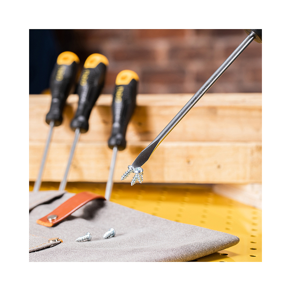 Набор отверток Deli "EDL620006", 6 шт, черный, желтый - 5