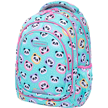 Рюкзак школьный "Minty Pandas", голубой  - 2