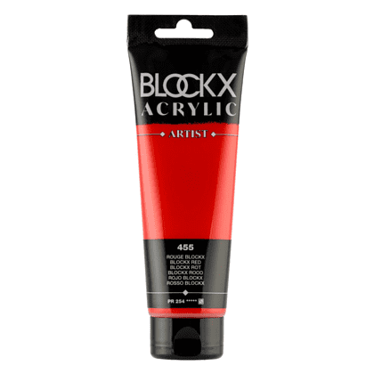 Краски акриловые "Blockx", 455 красный, 120 мл