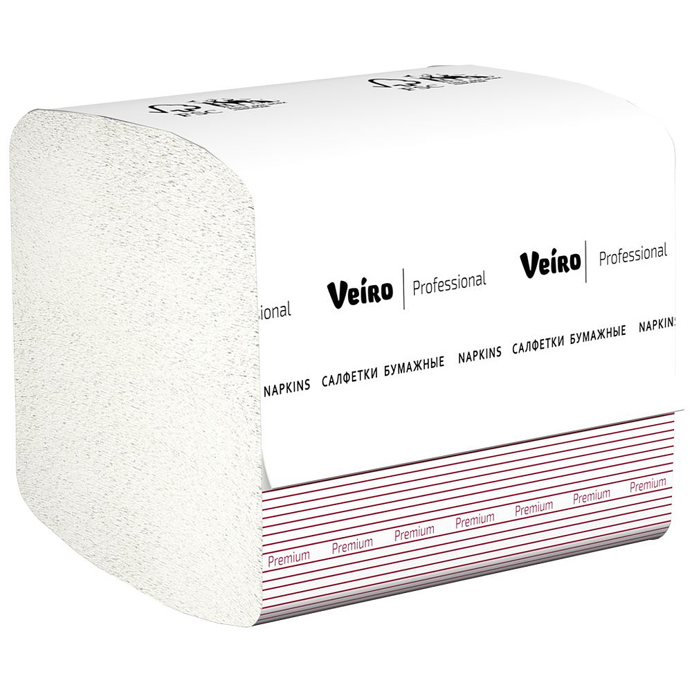 Салфетки бумажные Veiro Professional Premium Z-сложения, 250 листов/упак - 2