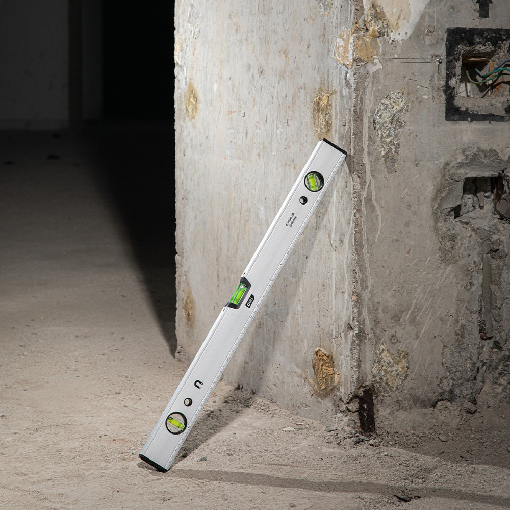 Уровень строительный Deli YS EDL700600B, 600 мм, магнит, алюминиевый сплав - 7