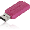 Карта памяти USB Flash 2.0 32 Gb "Pin Stripe" пласт., розовый - 2