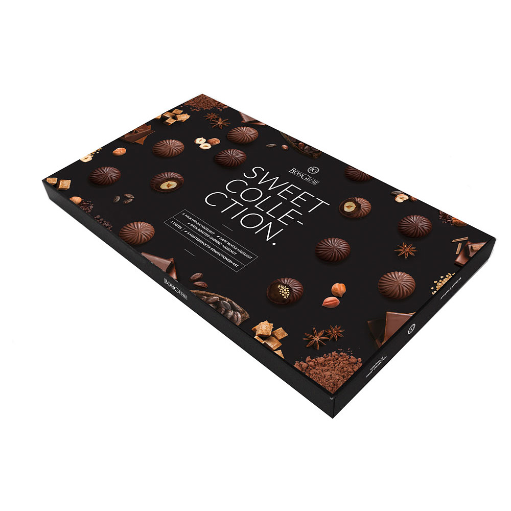 Конфеты шоколадные "Bongenie", 200 г, ассорти с лесным орехом