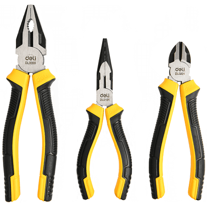 Набор губцевого инструмента Deli YS EDL0003-3, 3 шт.