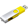 USB Flash 2.0 16 Gb VDF-008, пластик, метал, желтый  - 2